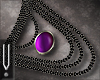 -V- Elodie Necklace Purp