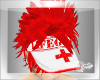 ~a~ Lifeguard Visor Red