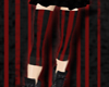 Red black Sockings