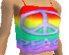 Peace Rainbow Top