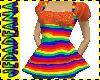 ANIMATED rainbow dress