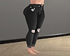 Black Cuffed Jeans RLS~F