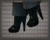 {RJ} Black Leather Boots