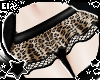 . jaguar print skirt L