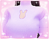 ♡. Bunny Sweater Purp