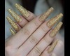 Gold Shimmery XXL Nails