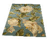French Blue Magnolia Rug