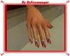 Anns dainty red nails