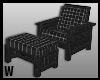 [W] Black Chair with Ott