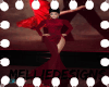 MdL -Sheer Red Eve Gown