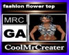 fashion flower top