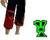 Red Toxic Shock Pants