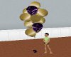 [MZ] Balloons Gold/Purp
