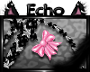 [Echo] Bow Necklace Pink