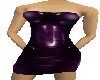 Silk Dark Purple Dress