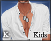 K| Open Shirt White