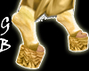 [GB] Gold Ruffles Shoes
