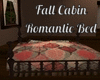 Fall Cabin Romantic Bed