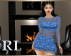 Lace Dress Blue