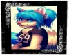 Furry With Blue Hair