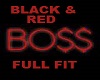 BLACK & RED FULL FIT
