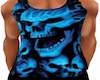 Badass Blue Skull