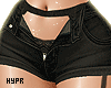 Black Shorts + Stocking