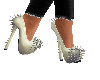 Pearl Spiked Pumps