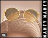 ɳ Gold Sunglasses
