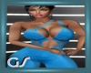 GS Blue Lace Bodysuit