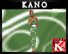 KAN-- Green Zen Dress