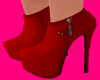 Red Calfskin Mules