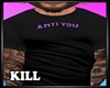 Anti You Purple Tee