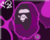 [cF] BAPE Purple Hoodie