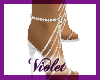 (V) pearl heels
