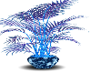 Glittery blue plant