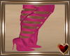 Ⓣ HPink Leather Boots