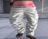 [S] White Jean/Pink Belt