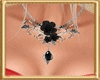 〆 Black Rose Necklace