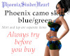 Phoenix camo skirt B/G