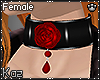 *LY*Red Rose Choker