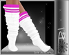 ! White Pink Socks