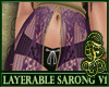 Layerable Sarong Purple