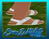 S♥ White Sandals