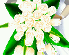 White Bouquet w/Gold