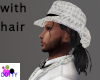 MJ diamonds hat/hair
