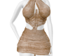 Brown Velvet Dress