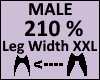 Leg Thigh 210% XXL Male