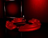 *Psycho* Red Round Couch