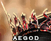 Ⱥ" Royalty Fire Crown